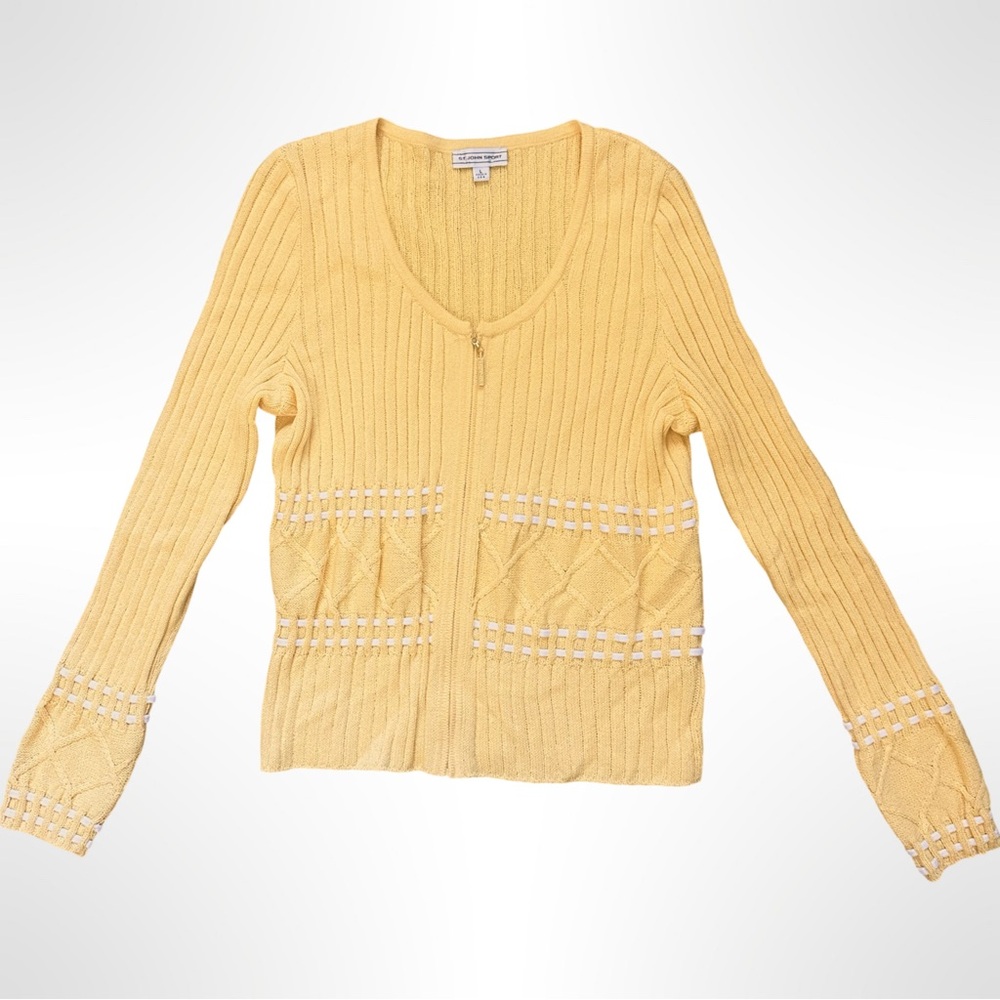 St John Sport Yellow Cardigan
